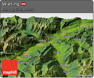Satellite 3D Map of Wiesing