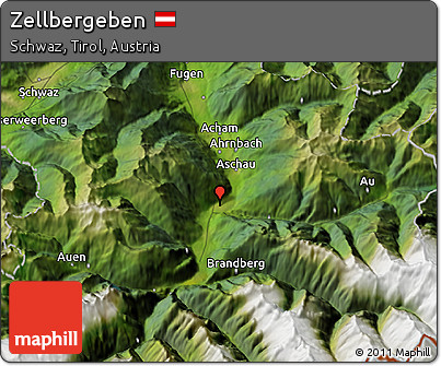 Satellite 3D Map of Zellbergeben
