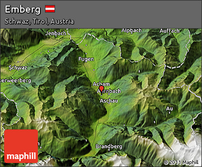 Satellite 3D Map of Emberg