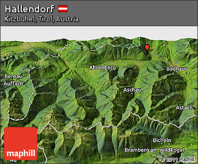 Satellite 3D Map of Hallendorf