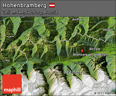 Satellite 3D Map of Hohenbramberg