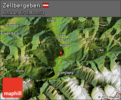 Satellite 3D Map of Zellbergeben