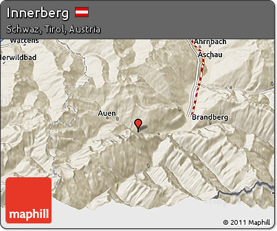 Shaded Relief 3D Map of Innerberg