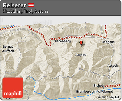 Shaded Relief 3D Map of Reiserer