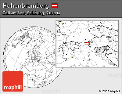 Blank Location Map of Hohenbramberg
