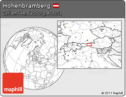 Blank Location Map of Hohenbramberg
