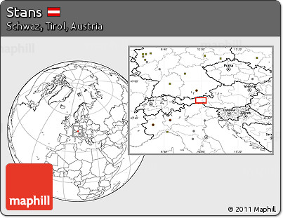Blank Location Map of Stans