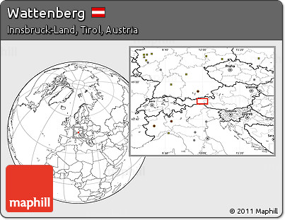 Blank Location Map of Wattenberg