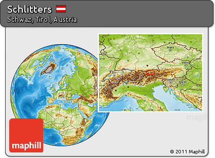 Physical Location Map of Schlitters