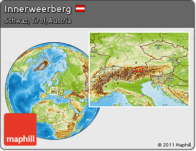 Physical Location Map of Innerweerberg