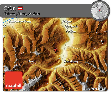 Physical Map of Grün