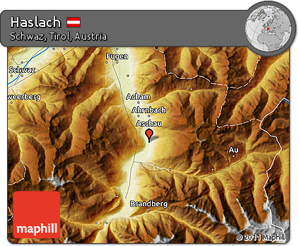Physical Map of Haslach