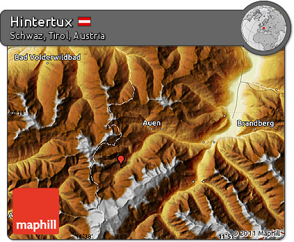 Physical Map of Hintertux