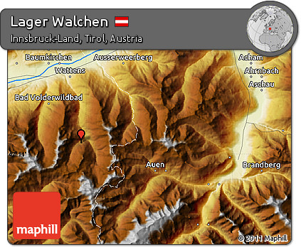 Physical Map of Lager Walchen