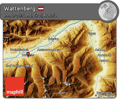 Physical Map of Wattenberg