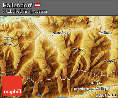 Physical Map of Hallendorf
