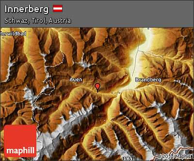 Physical Map of Innerberg