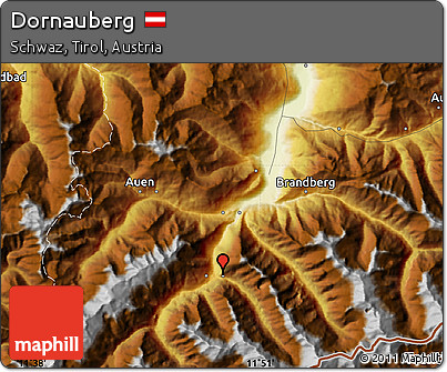 Physical Map of Dornauberg