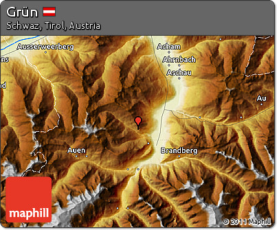 Physical Map of Grün