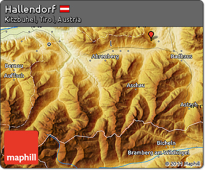 Physical Map of Hallendorf