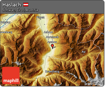 Physical Map of Haslach
