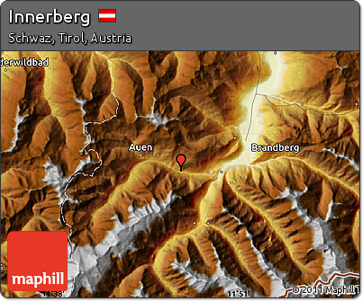 Physical Map of Innerberg