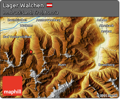 Physical Map of Lager Walchen