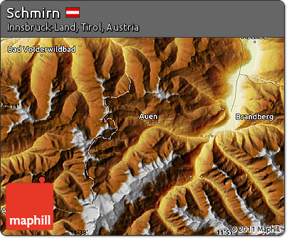 Physical Map of Schmirn