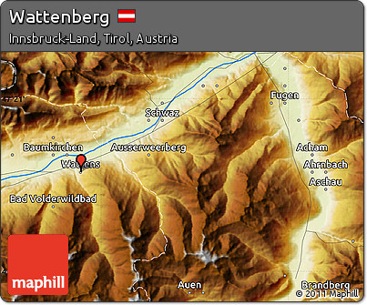 Physical Map of Wattenberg