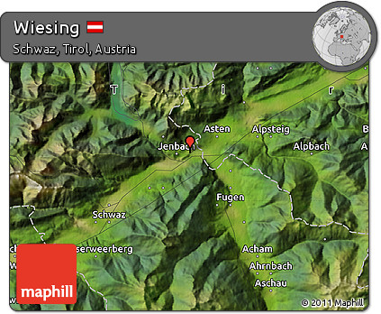 Satellite Map of Wiesing