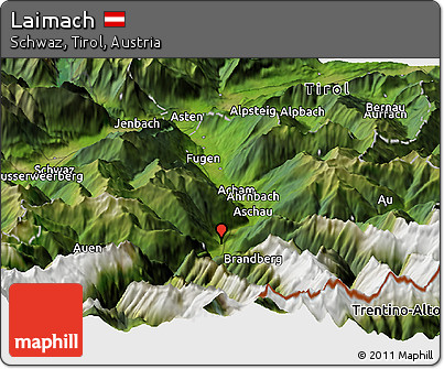 Satellite Panoramic Map of Laimach