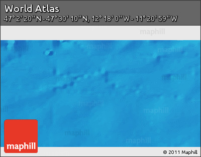 Physical 3D Map of the Area around 47° 16' 15" N, 11° 49' 29" W