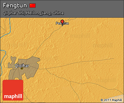 Political Map of Fengtun