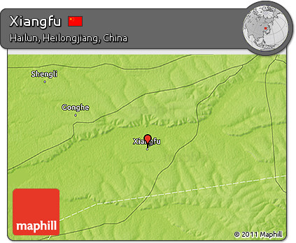 Physical 3D Map of Xiangfu