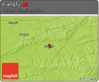 Physical 3D Map of Xiangfu