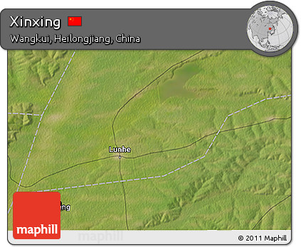 Satellite 3D Map of Xinxing