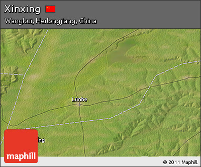 Satellite 3D Map of Xinxing