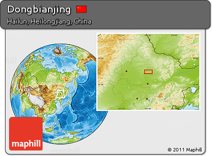 Physical Location Map of Dongbianjing