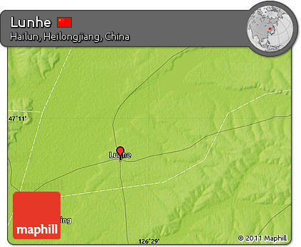 Physical Map of Lunhe