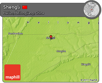 Physical Map of Shengli