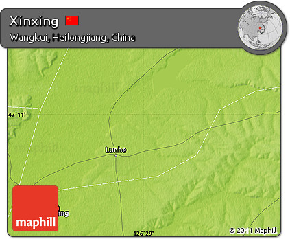 Physical Map of Xinxing