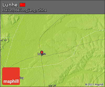 Physical Map of Lunhe