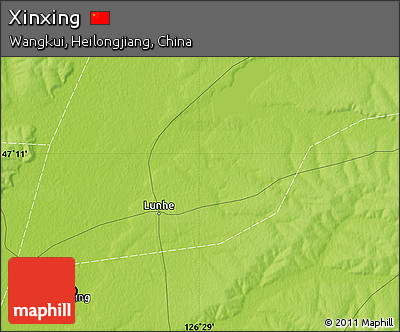 Physical Map of Xinxing
