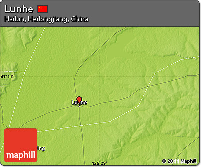 Physical Map of Lunhe