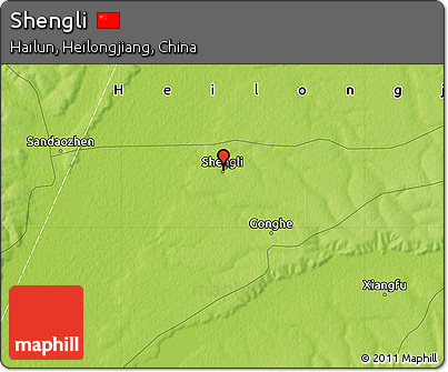Physical Map of Shengli