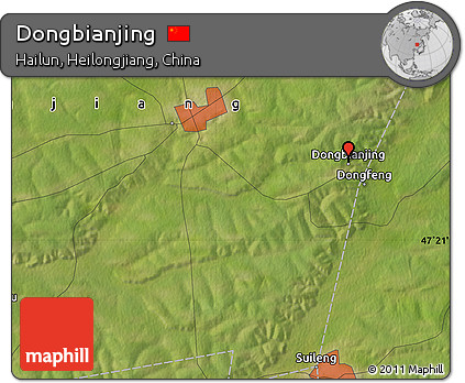 Satellite Map of Dongbianjing