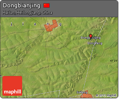 Satellite Map of Dongbianjing
