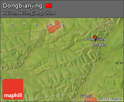 Satellite Map of Dongbianjing