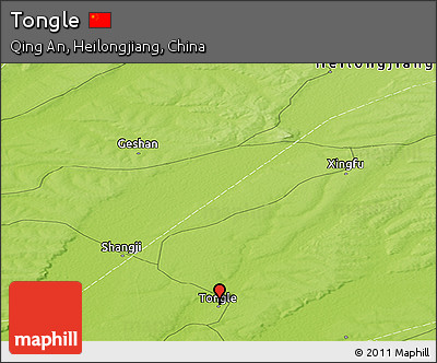 Physical Panoramic Map of Tongle