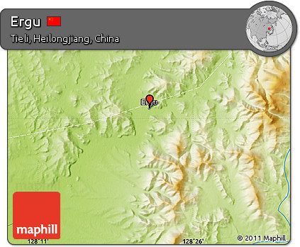 Physical Map of Ergu